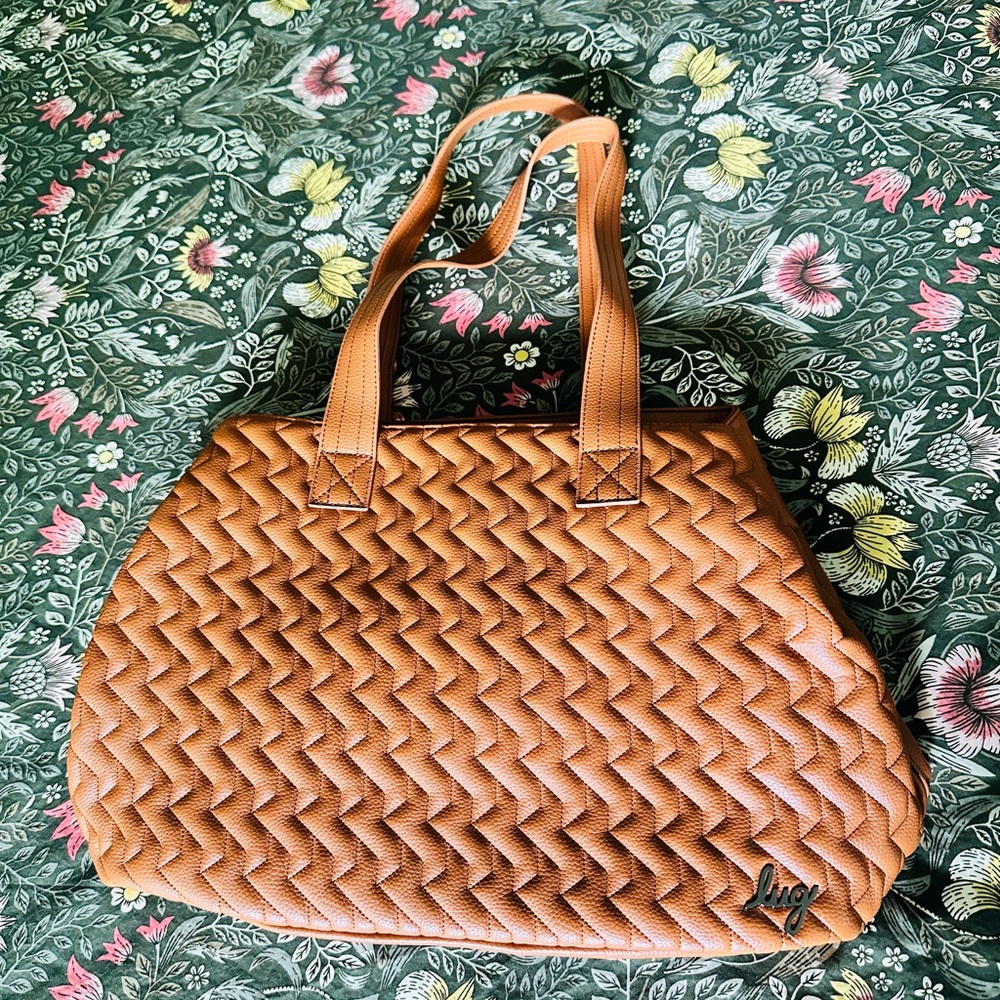Lug Tempo Classic VL Quilted Tote Copper & Zebra